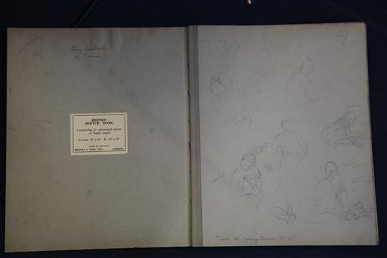 May Furniss (Mrs W. Shackleton) Exh.1898-1940 Pastoral scenes and portraits with Mays sketch books and paint boxes